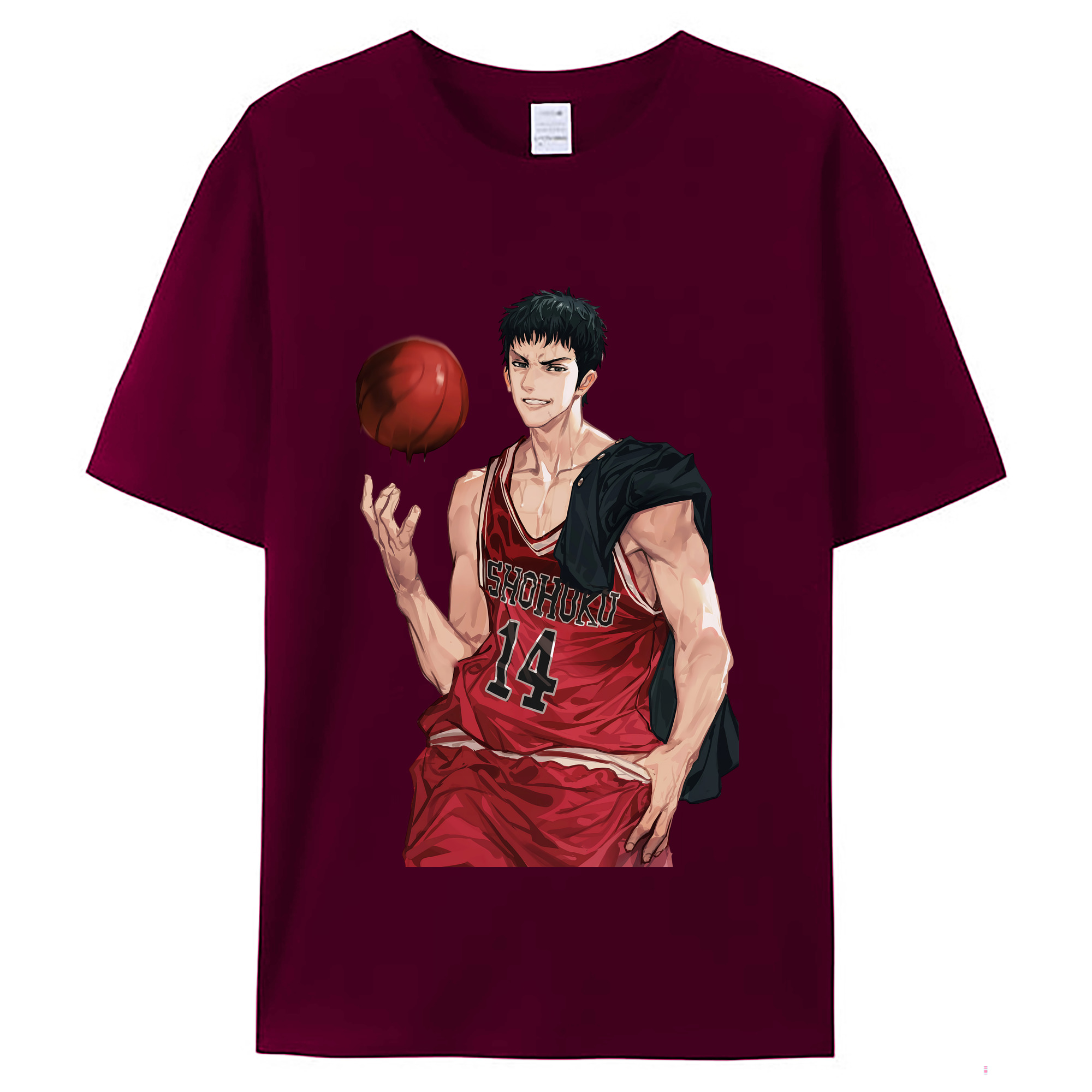 （画像用） SLAM DUNK／スラムダンク レディースカジュアルプリントTシャツ（綿100％）